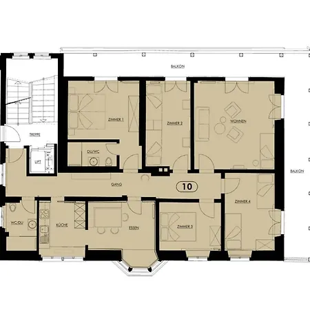 Appartement Belmont- Haus Arosa
